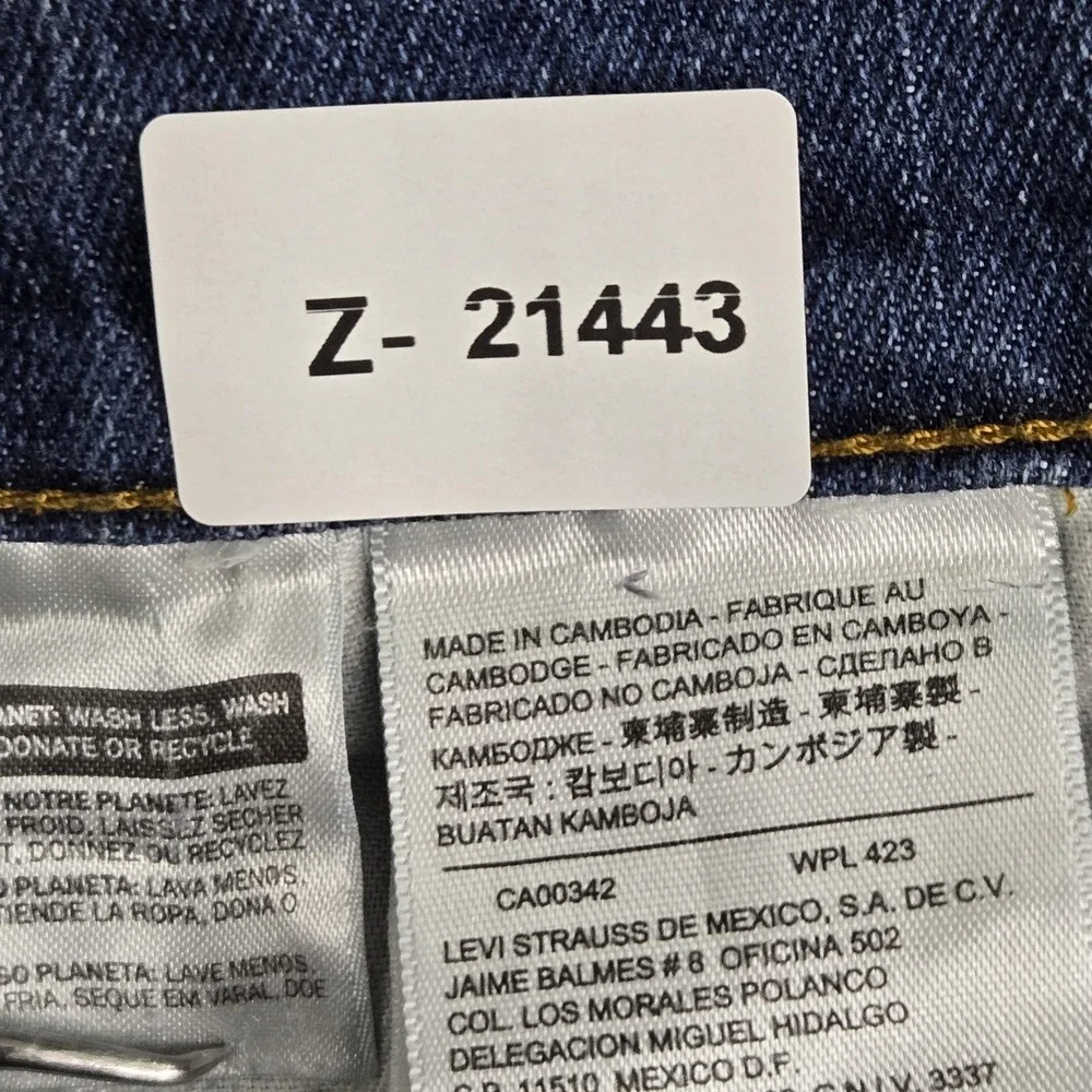 Levi's 511 Men Jeans 31X32 Blue Denim Slim Fit 30
